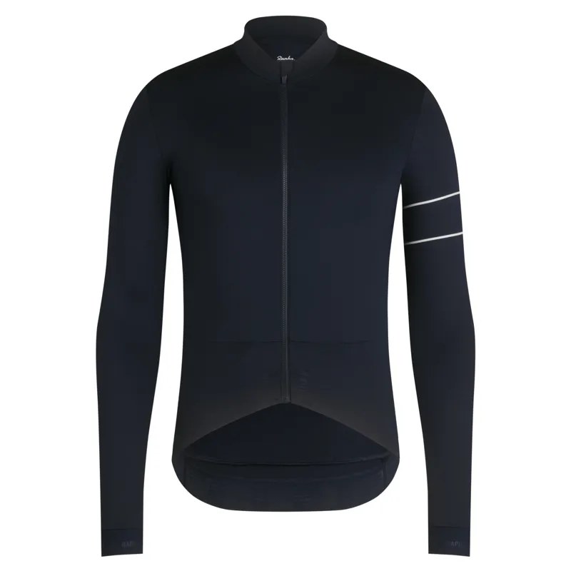 Rapha Men's Pro Team Long Sleeve Thermal Jersey in Dark Navy
